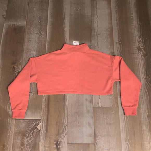 Silence + Noise Take Down Funnel Neck Mesh Crop - Picture 4 of 6